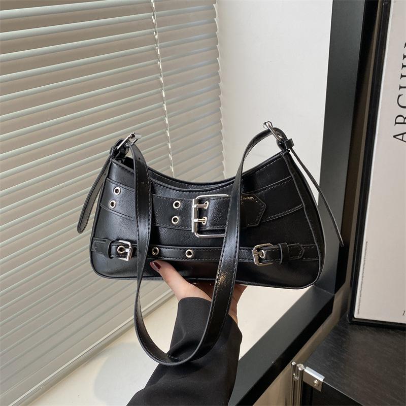 Spring new portable shoulder bag retro niche personalized locomotive bag trendy fashion hot girl underarm bag woman чёрный
Spring new portable shoulder bag retro niche personalized locomotive bag trendy fashion hot girl underarm bag woman чёрный