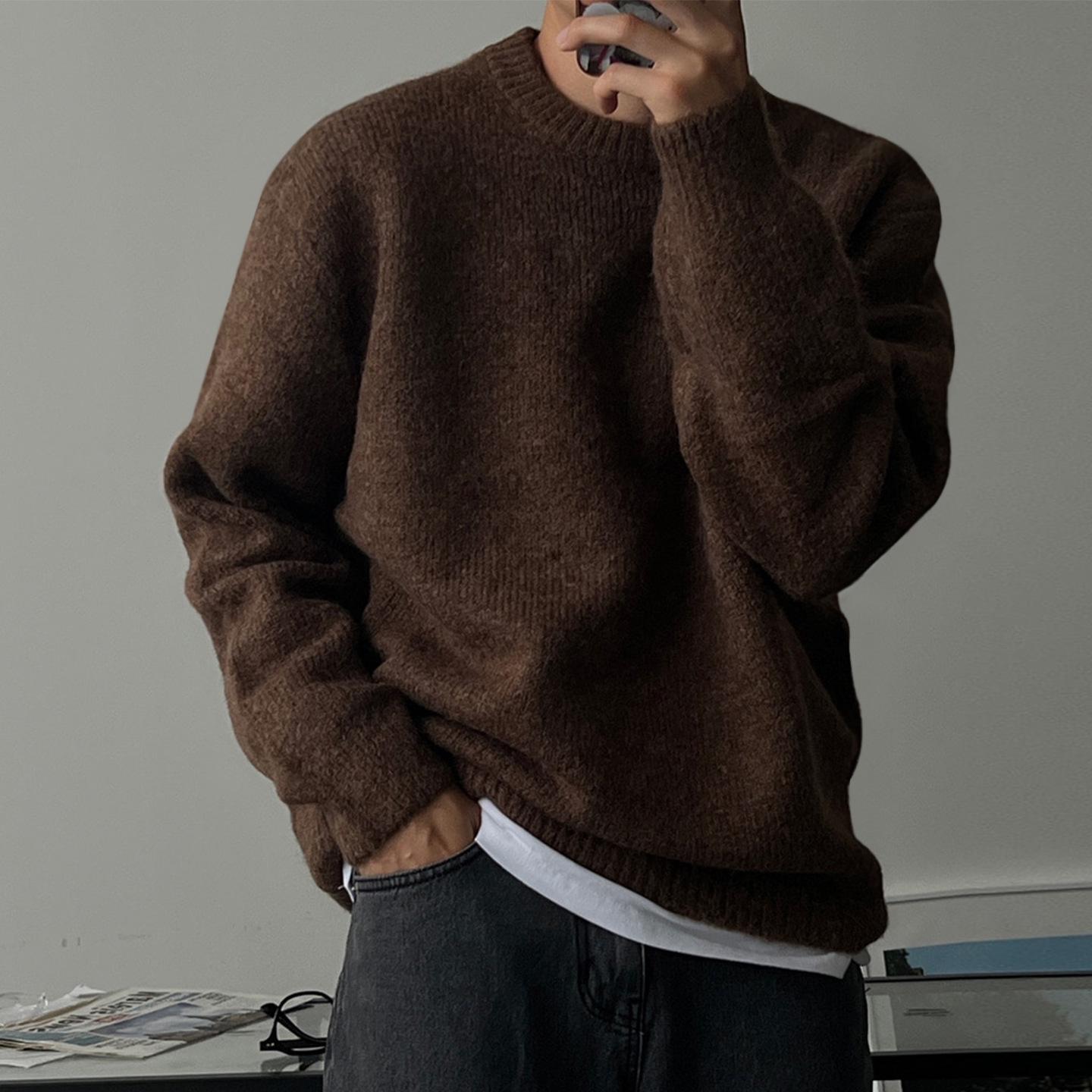 Cozy Men s Round Neck Sweater - 2025 Winter Loose Knitwear Trend. 2XL (150-180 jin) кавовий
Cozy Men s Round Neck Sweater - 2025 Winter Loose Knitwear Trend. 2XL (150-180 jin) кавовий