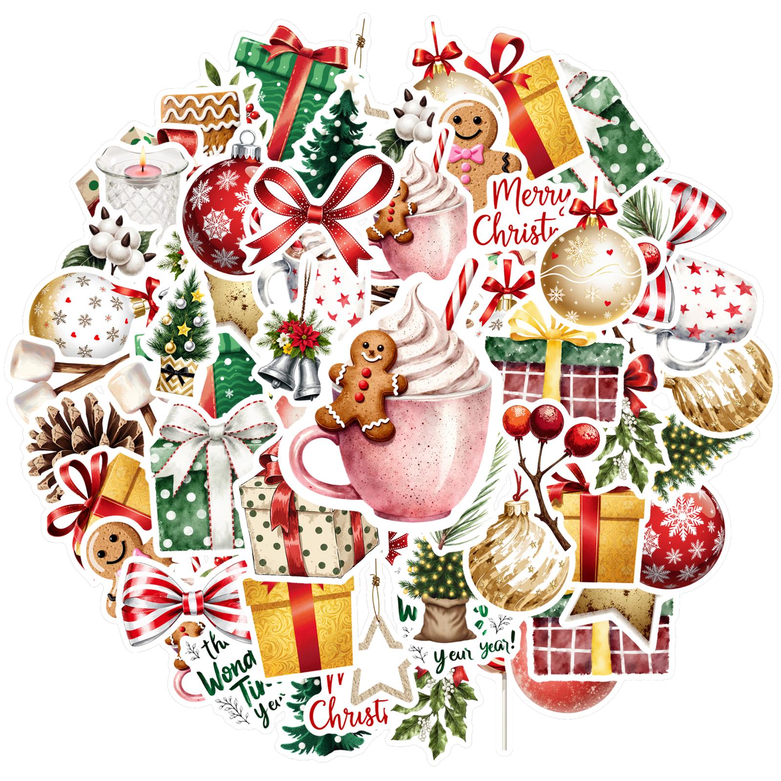 35pcs Cartoon Christmas Tree Stickers Festive Gingerbread Sticker Pack Animal Stickers For Notebook Luggage Mobile Phone Cup
35pcs Cartoon Christmas Tree Stickers Festive Gingerbread Sticker Pack Animal Stickers For Notebook Luggage Mobile Phone Cup