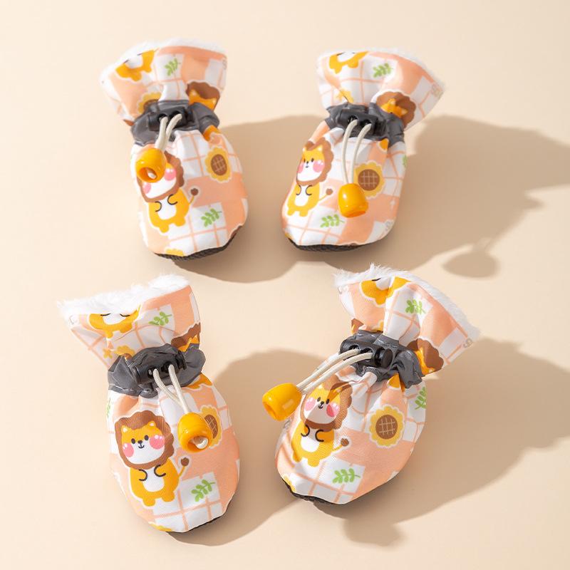 Dog shoes fleece thickened autumn and winter cute wind soft sole warm non-slip going out cotton shoes teddy foot cover No. 5 (recommended weight 10-6.5 kg)
Dog shoes fleece thickened autumn and winter cute wind soft sole warm non-slip going out cotton shoes teddy foot cover No. 5 (recommended weight 10-6.5 kg)