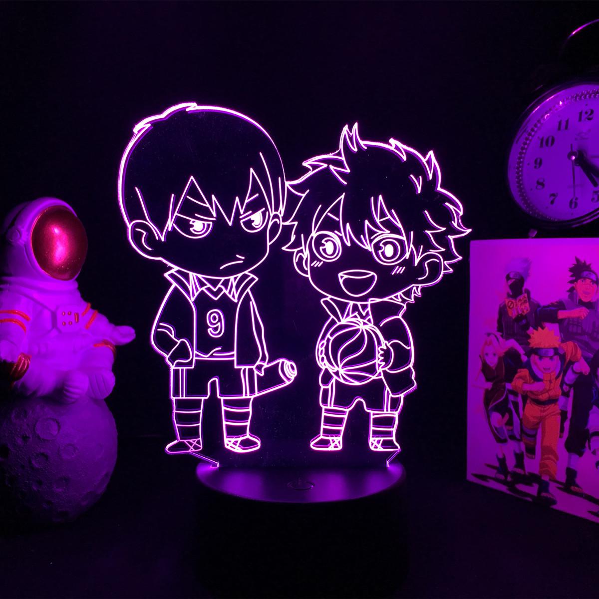 3D аниме-лампа Haikyuu Hinata Shoyo kageyama tobio, фигурка, светодиодный датчик, светильник для спальни, прикроватная тумбочка, декор, подарок
3D аниме-лампа Haikyuu Hinata Shoyo kageyama tobio, фигурка, светодиодный датчик, светильник для спальни, прикроватная тумбочка, декор, подарок