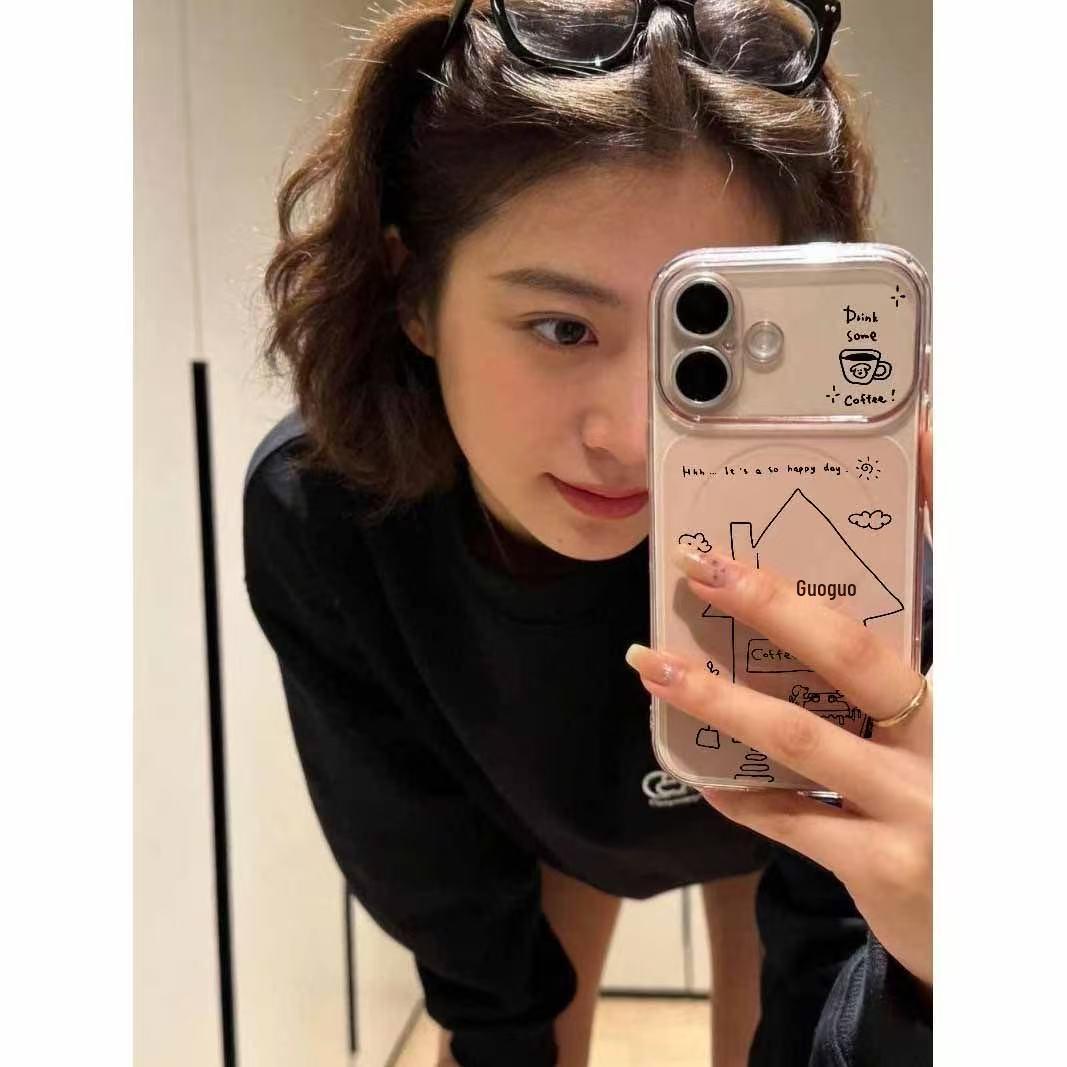 Large Window Frosted Phone Case for Apple 16PRO/17PROMAX/13, Line Coffee House Design iPhone 13
Large Window Frosted Phone Case for Apple 16PRO/17PROMAX/13, Line Coffee House Design iPhone 13