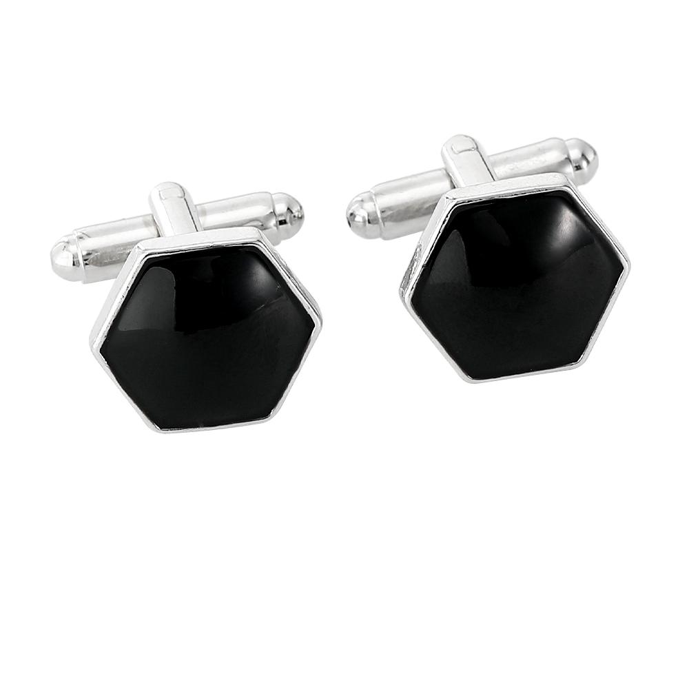 Personality Mens Black Hexagon Cufflinks Shirt Suit Tuxedo Blouse Gemelos Jewelry
Personality Mens Black Hexagon Cufflinks Shirt Suit Tuxedo Blouse Gemelos Jewelry