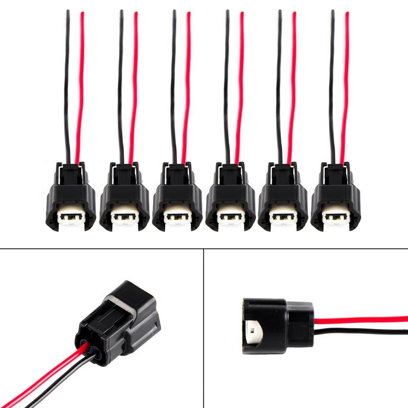 6 pieces Fuel Injector connectors Pigtail for Nissan 300zx, for Infiniti J30, for Nissan VG30DE,VG30DETT,RB25DET,SR20DET,VH45DE
6 pieces Fuel Injector connectors Pigtail for Nissan 300zx, for Infiniti J30, for Nissan VG30DE,VG30DETT,RB25DET,SR20DET,VH45DE