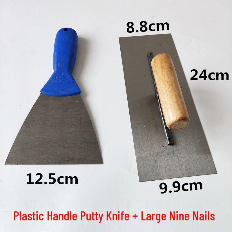 Набор шпателей для штукатурки и шпатлевки - Включает кельму, скребок и шпатель
Набор шпателей для штукатурки и шпатлевки - Включает кельму, скребок и шпатель