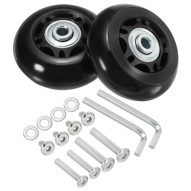 PATIKIL Replacement Luggage Suitcase Wheel Repair Kit 60 mm x 24 Wear-resistant and mute rotating caster wheels
PATIKIL Replacement Luggage Suitcase Wheel Repair Kit 60 mm x 24 Wear-resistant and mute rotating caster wheels