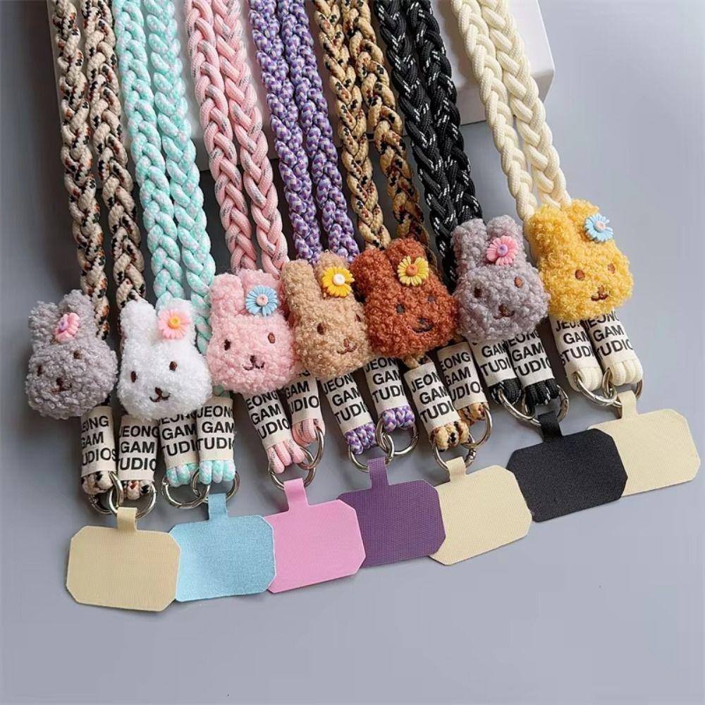 Crossbody Chains Plush Phone Hanging Chain Shoulder Straps Plush Doll Lanyard Car Key Accessories рожевий
Crossbody Chains Plush Phone Hanging Chain Shoulder Straps Plush Doll Lanyard Car Key Accessories рожевий