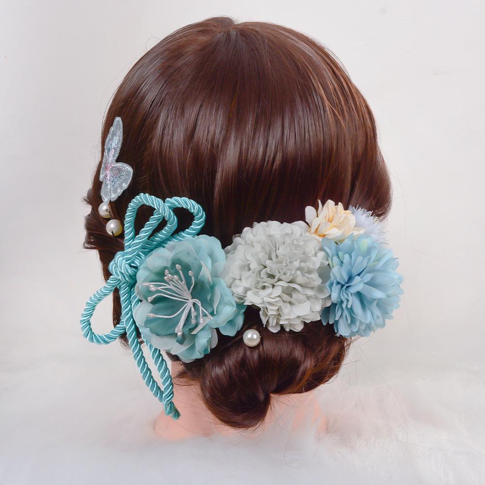 Handmade Japanese-Style Flower Hair Accessory Set: Ancient-Inspired Headwear with Faux Flowers
Handmade Japanese-Style Flower Hair Accessory Set: Ancient-Inspired Headwear with Faux Flowers