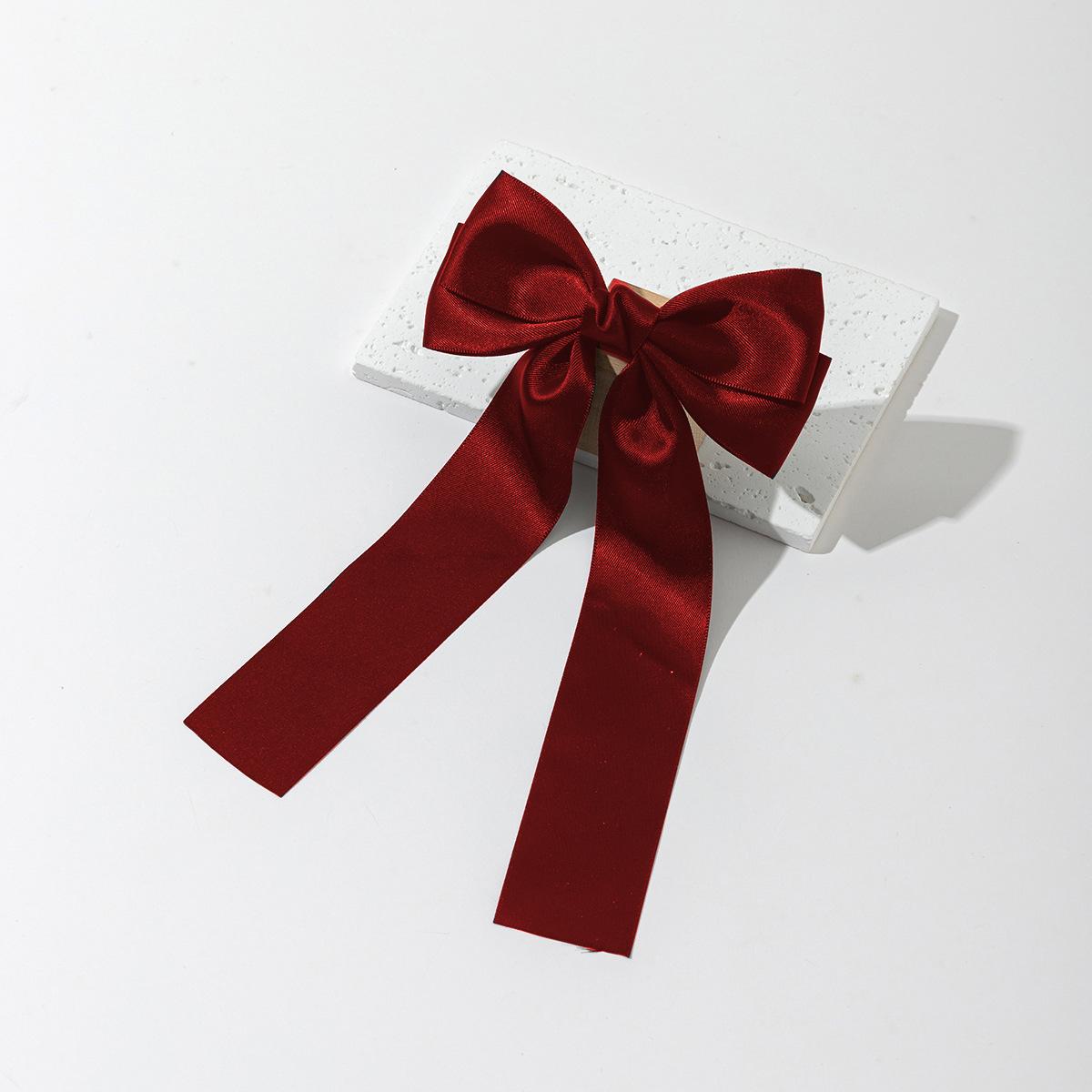 Generic Satin Bow Hair Clips Long Ribbon Barrettes Black White Pink Hair Accessories For Girls Women Spring Daily Party Wear бордовий
Generic Satin Bow Hair Clips Long Ribbon Barrettes Black White Pink Hair Accessories For Girls Women Spring Daily Party Wear бордовий