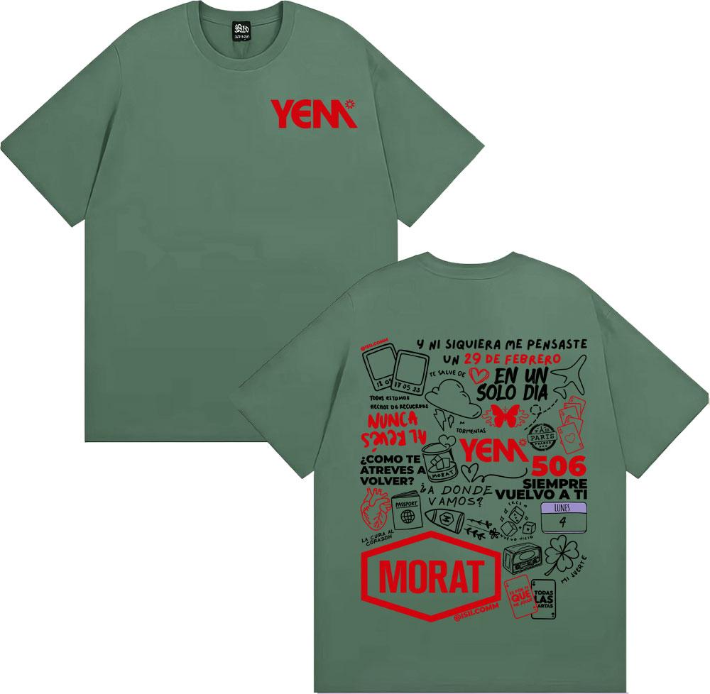 Band Morat Yem Album Print Graphic Tshirts Men Women Fashion Hip Hop Streetwear Tshirt High Quality ONeck 100 Cotton T Shirt 4XL
Band Morat Yem Album Print Graphic Tshirts Men Women Fashion Hip Hop Streetwear Tshirt High Quality ONeck 100 Cotton T Shirt 4XL