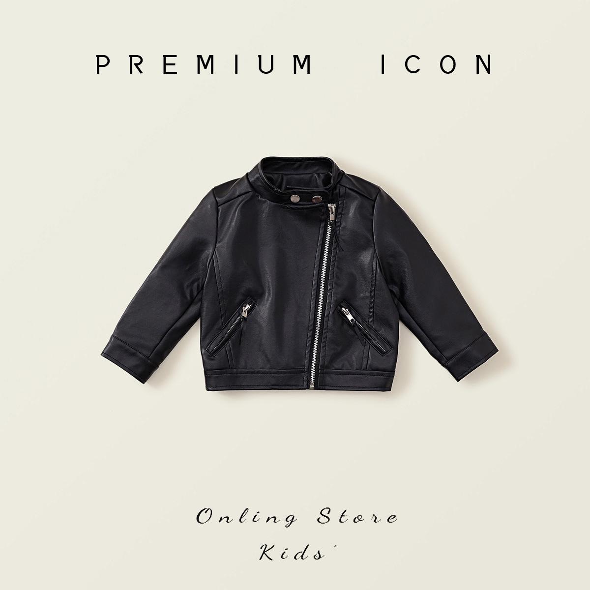 Kids Korean-Style Leather Motorcycle Jacket - Long-Sleeve, Stand Collar, Autumn 2025 Collection 120 cm
Kids Korean-Style Leather Motorcycle Jacket - Long-Sleeve, Stand Collar, Autumn 2025 Collection 120 cm