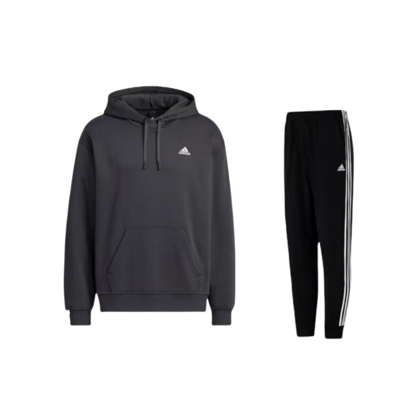 Adidas однотонный топ с длинными рукавами и карманом-кенгуру с капюшоном и длинные брюки со средней посадкой, комплект свитшотов унисекс, комплект свитшотов H46105+IB2731
Adidas однотонный топ с длинными рукавами и карманом-кенгуру с капюшоном и длинные брюки со средней посадкой, комплект свитшотов унисекс, комплект свитшотов H46105+IB2731