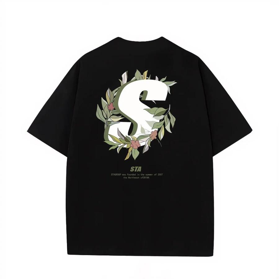 New Flower Short Sleeve Men and Women Spring Summer American Street Fashion Brand Heavy Cotton Couple Big Size Loose XXXXXL чорний
New Flower Short Sleeve Men and Women Spring Summer American Street Fashion Brand Heavy Cotton Couple Big Size Loose XXXXXL чорний