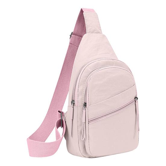 Women Chest Sling Bag Large Capacity Waterproof Adjustable Strap Zipper Crossbody Bag Outdoor Travel Single Shoulder Sports Pouch розовый
Women Chest Sling Bag Large Capacity Waterproof Adjustable Strap Zipper Crossbody Bag Outdoor Travel Single Shoulder Sports Pouch розовый