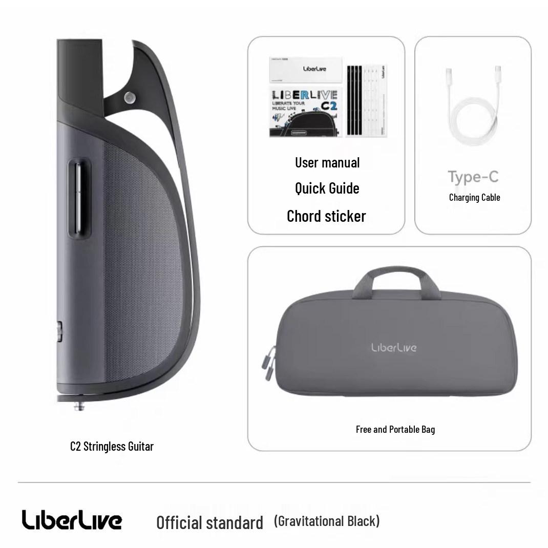 LiberLive C2 Smart Stringless Electric Guitar with Auto Strumming & Singing - The One-Person Band Solution
LiberLive C2 Smart Stringless Electric Guitar with Auto Strumming & Singing - The One-Person Band Solution