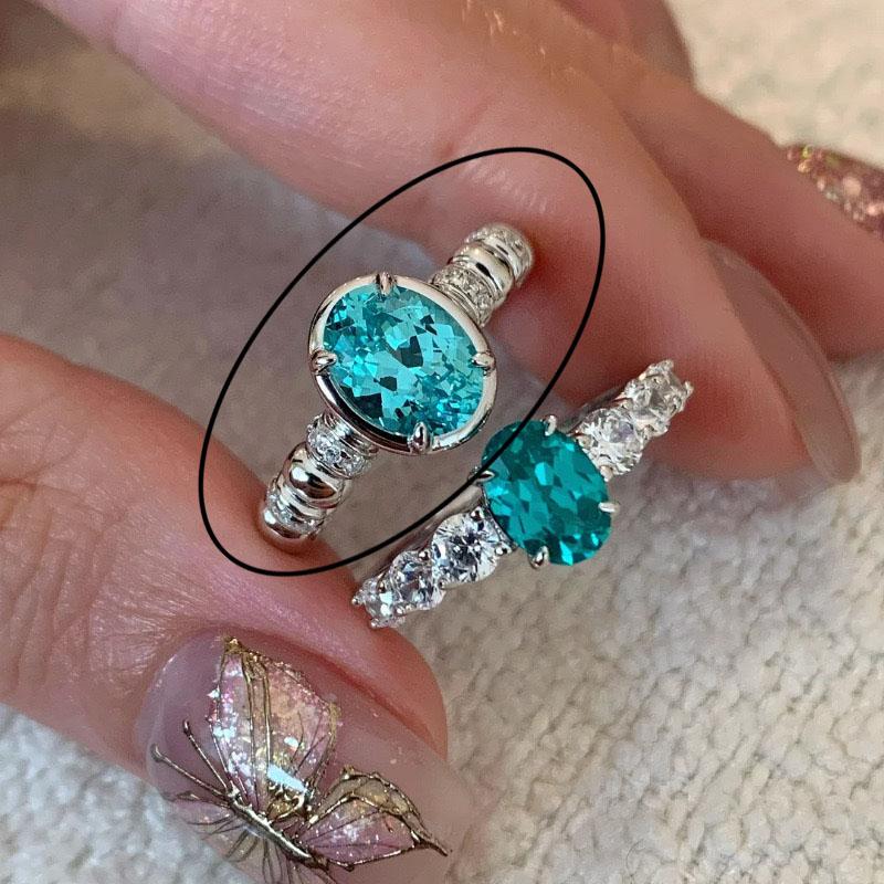 925 Sterling Silver Rings For Women Geometric Fine Jewelry Finger Adjustable Simple Blue CZ Ring For Party Birthday Gift resizable
925 Sterling Silver Rings For Women Geometric Fine Jewelry Finger Adjustable Simple Blue CZ Ring For Party Birthday Gift resizable