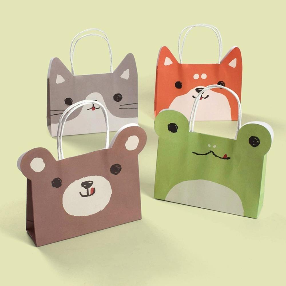 5pcs Cute Animal Packaging Bags With Handles Paper Candy Bags Cute Paper Gift Bag Cookie 5pcs Frog
5pcs Cute Animal Packaging Bags With Handles Paper Candy Bags Cute Paper Gift Bag Cookie 5pcs Frog