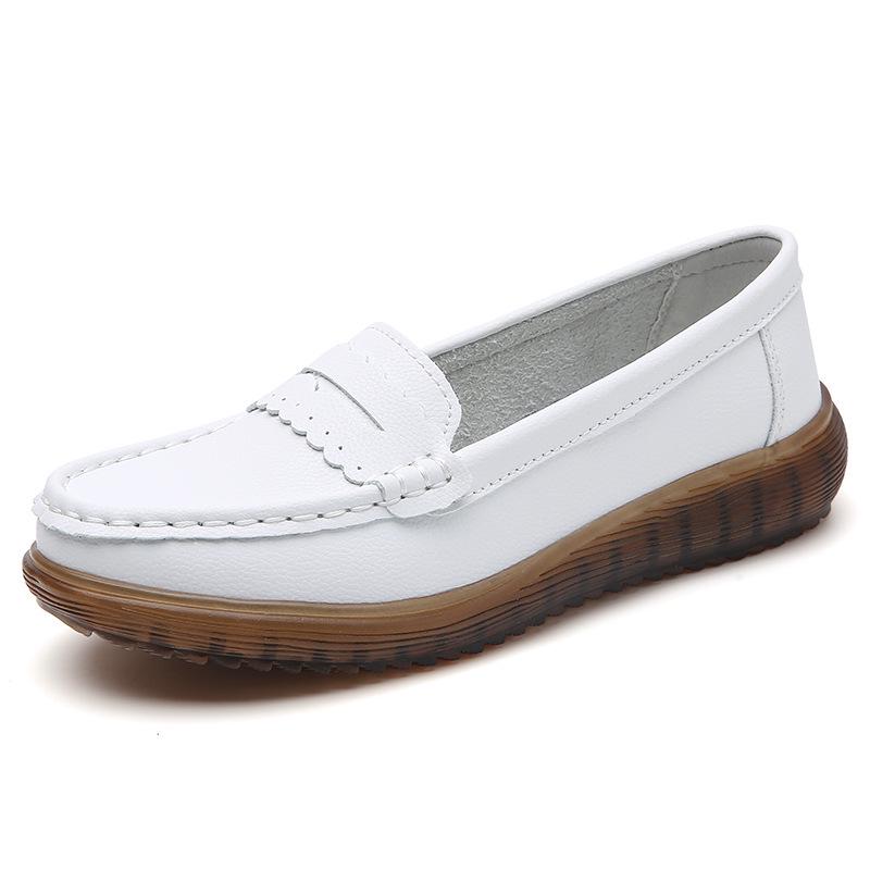 Women s Non-Slip Leather Loafers: Comfortable Soft Sole Flats for Middle-Aged Mothers 38 білий
Women s Non-Slip Leather Loafers: Comfortable Soft Sole Flats for Middle-Aged Mothers 38 білий