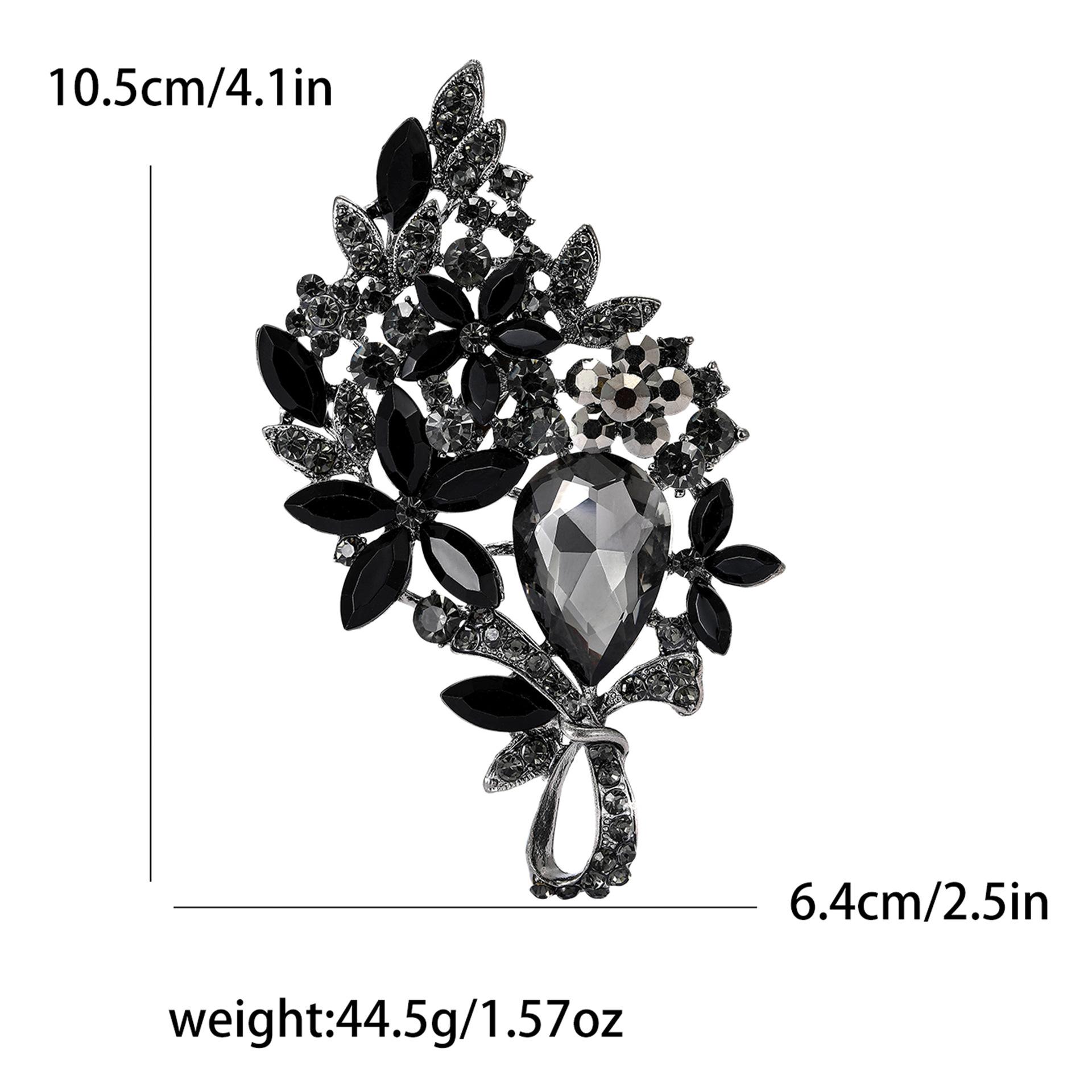 Высококачественный сплав, полный бриллиант, большая стеклянная брошь, изысканная ретро женская одежда, корсаж, ювелирные изделия, булавка
Высококачественный сплав, полный бриллиант, большая стеклянная брошь, изысканная ретро женская одежда, корсаж, ювелирные изделия, булавка