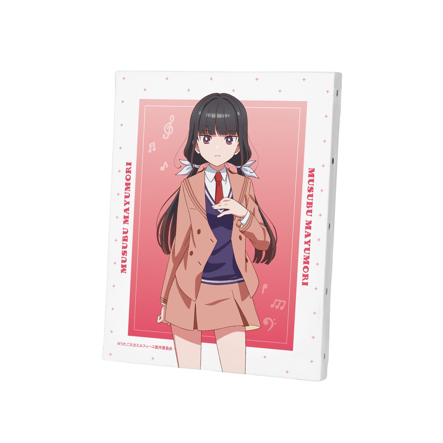 TV anime wa Musubu canvas board Utagoe Mille-feuille
TV anime wa Musubu canvas board Utagoe Mille-feuille