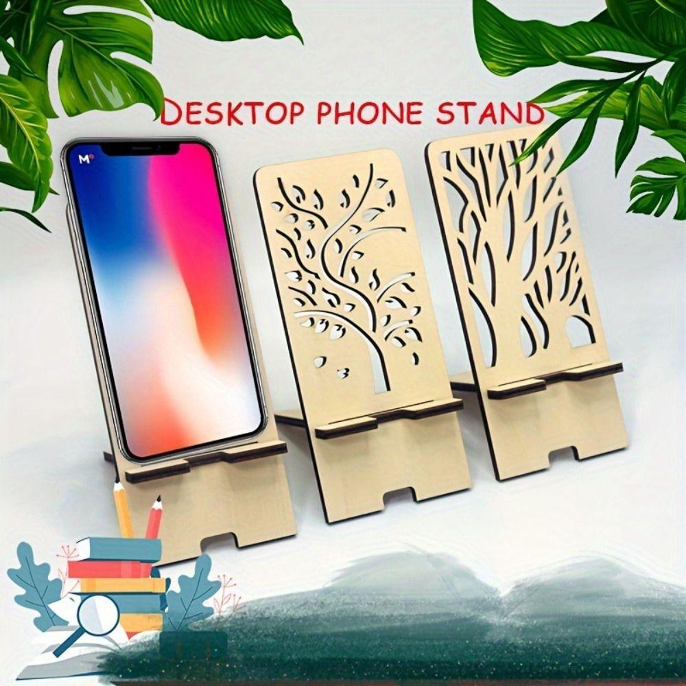 Hollow Stand Bracket Wood Cellphone Standing Home Decor Desktop Phone Holder Women Style 3
Hollow Stand Bracket Wood Cellphone Standing Home Decor Desktop Phone Holder Women Style 3