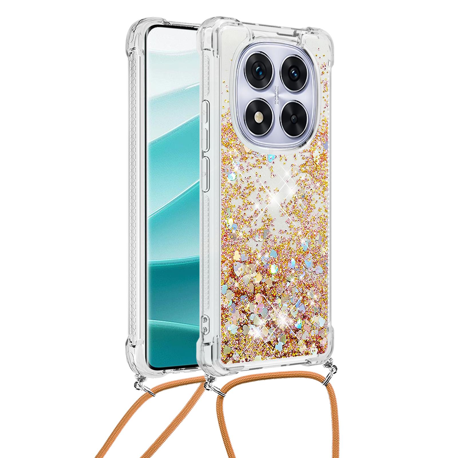 For Xiaomi Poco X7 5G/Xiaomi Redmi Note 14 Pro 5G TPU Case Quicksand Design Phone Cover with Lanyard Gold/Hearts
For Xiaomi Poco X7 5G/Xiaomi Redmi Note 14 Pro 5G TPU Case Quicksand Design Phone Cover with Lanyard Gold/Hearts