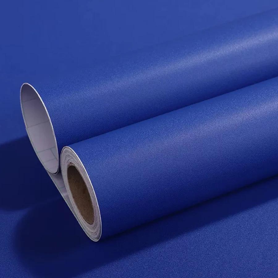 PVC Dark Blue Wall Sticker Self-Adhesive Solid Color Wallpaper Cabinet Refurbished Matte Film Waterproof Bedroom Room Decoration 3m x 40cm
PVC Dark Blue Wall Sticker Self-Adhesive Solid Color Wallpaper Cabinet Refurbished Matte Film Waterproof Bedroom Room Decoration 3m x 40cm