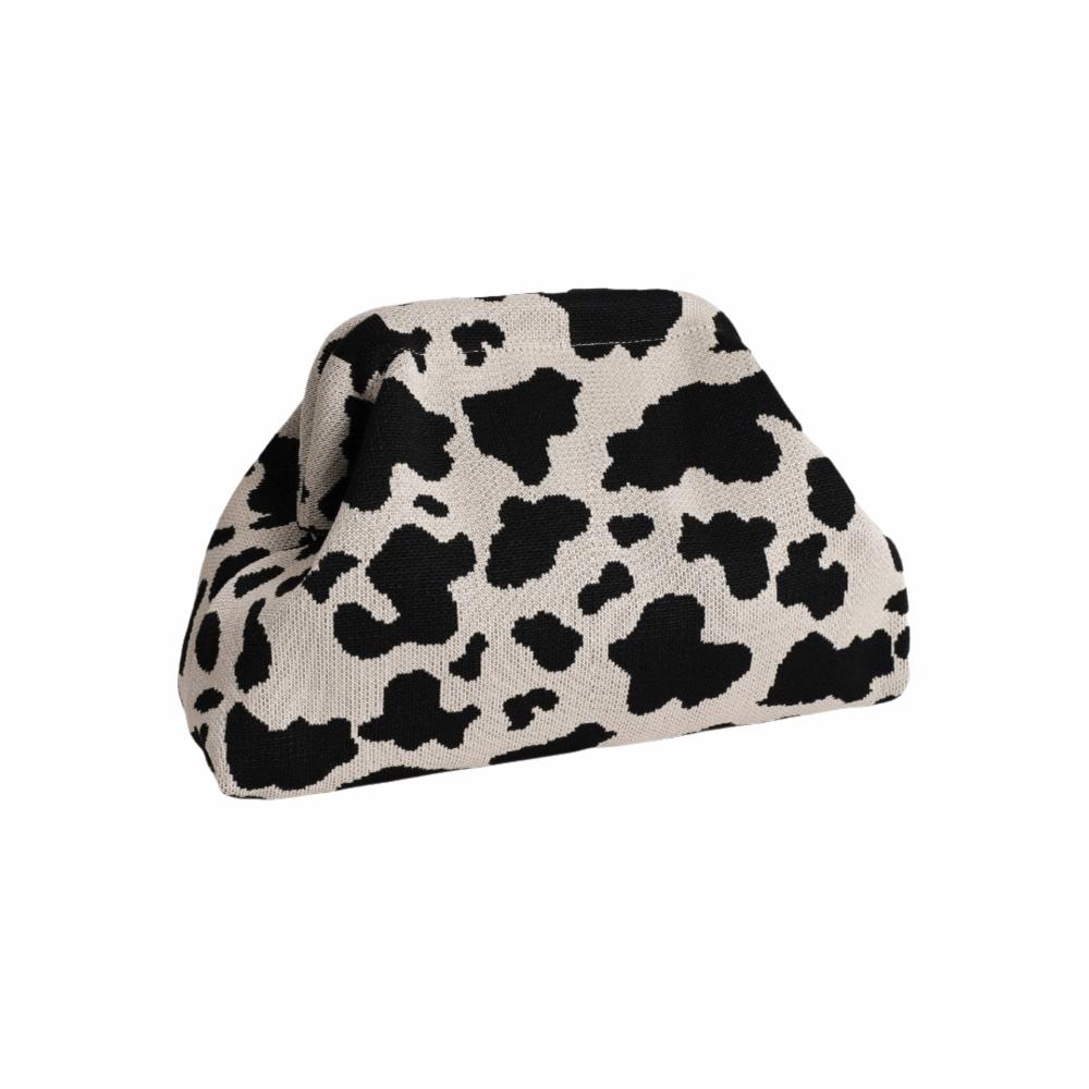 Knitted Material Leopard Cosmetic Bag Clip Closure Versatile Storage Bag Evening Style F
Knitted Material Leopard Cosmetic Bag Clip Closure Versatile Storage Bag Evening Style F