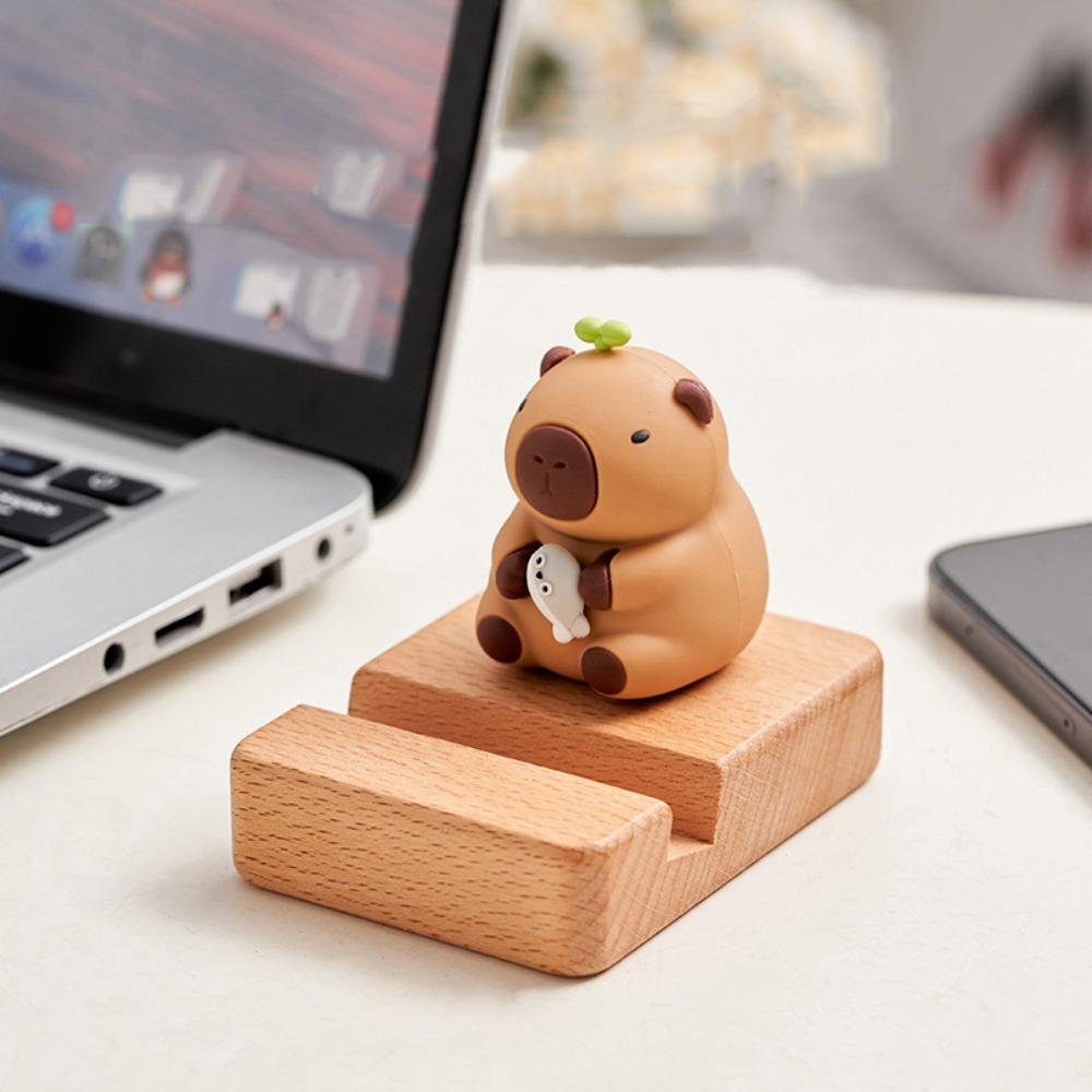 PVC Doll Capybara Mobile Phone Stand Figure Model Capybara Cell Phone Bracket Desktop Ornaments style 3
PVC Doll Capybara Mobile Phone Stand Figure Model Capybara Cell Phone Bracket Desktop Ornaments style 3