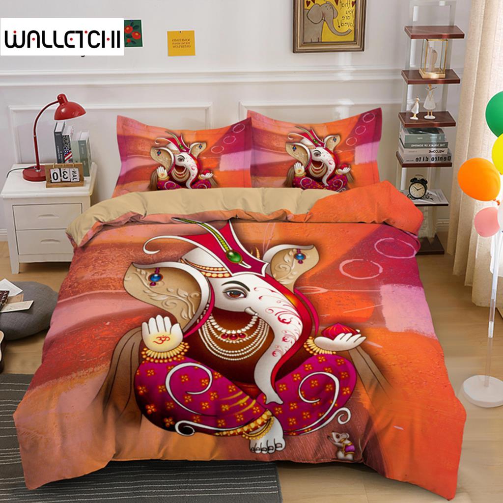 Indian Ganesha Duvet Cover Bohemian Meditation Elephant Bedding Set Microfiber Mandala Comforter Cover Full For Kids Teen Adults EU single(135x200cm)
Indian Ganesha Duvet Cover Bohemian Meditation Elephant Bedding Set Microfiber Mandala Comforter Cover Full For Kids Teen Adults EU single(135x200cm)