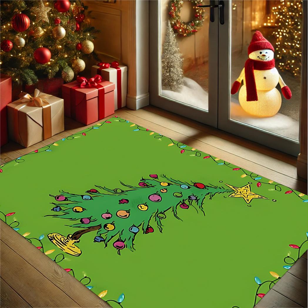Christmas Doormat - Non-Slip Washable Polyester, Festive Entry Mat for Porch, Kitchen & Home Decor 50x80cm
Christmas Doormat - Non-Slip Washable Polyester, Festive Entry Mat for Porch, Kitchen & Home Decor 50x80cm