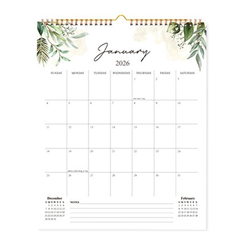 2026 Wall Calendar Planner 12 Month runs from January to December with Date Highlight For Daily Weekly Planning
2026 Wall Calendar Planner 12 Month runs from January to December with Date Highlight For Daily Weekly Planning