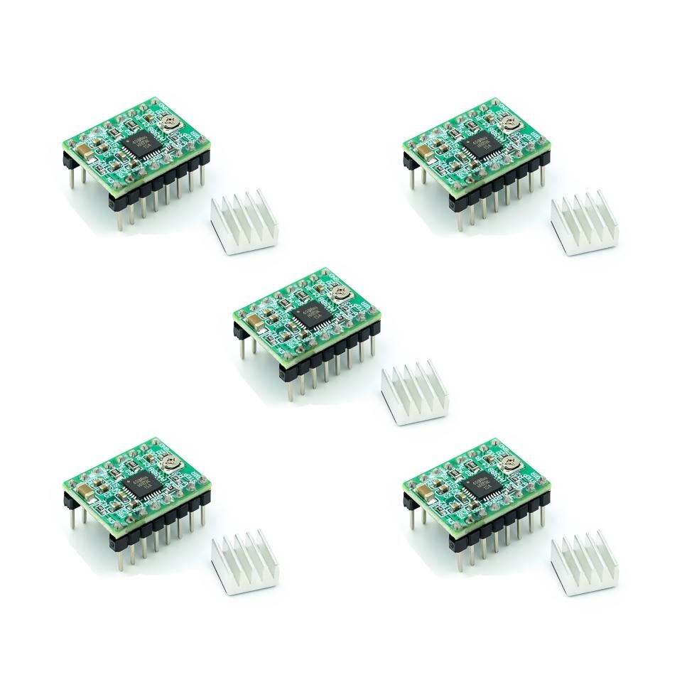 5/10PCS 3D Printer Parts StepStick A4988 DRV8825 Stepper Motor Driver With Heat sink Carrier Reprap RAMPS 1.4
5/10PCS 3D Printer Parts StepStick A4988 DRV8825 Stepper Motor Driver With Heat sink Carrier Reprap RAMPS 1.4