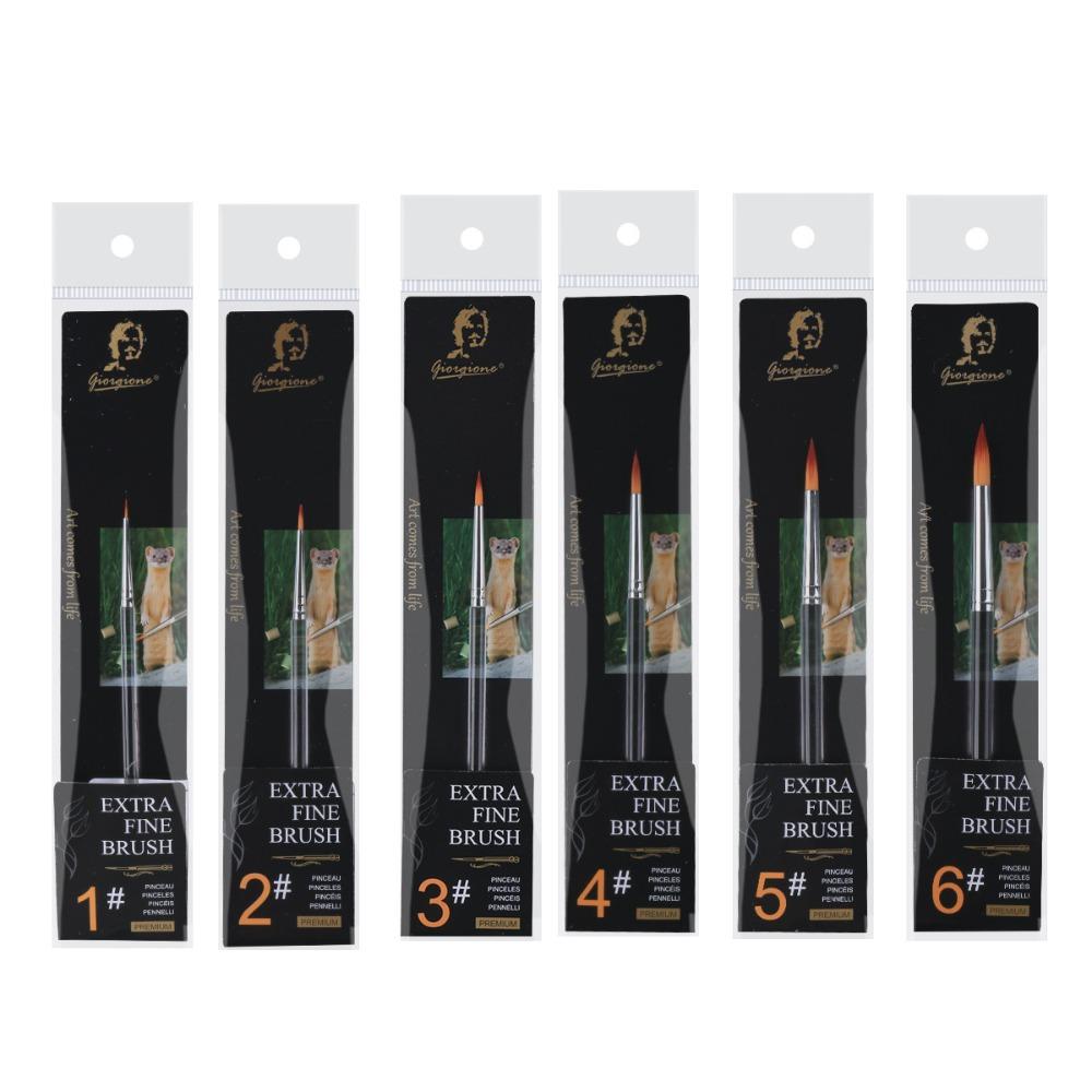 6pcs Transparent Handle Painting Brush Set Soft Hair Art Paint Brushes Beginner Painter
6pcs Transparent Handle Painting Brush Set Soft Hair Art Paint Brushes Beginner Painter