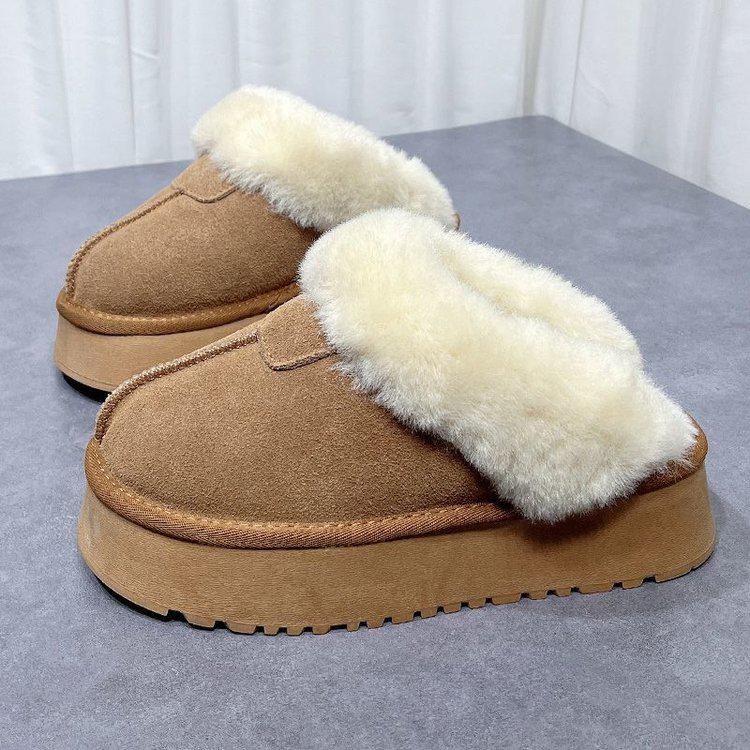 Women s Thick-Soled Height-Boosting Furry Snow Boot Slippers - 2025 Autumn/Winter, Plus Velvet, Closed-Toe, for Outdoor Wear. 35
Women s Thick-Soled Height-Boosting Furry Snow Boot Slippers - 2025 Autumn/Winter, Plus Velvet, Closed-Toe, for Outdoor Wear. 35