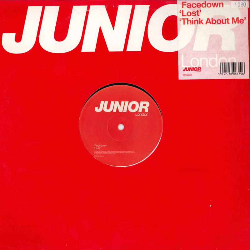 12inch Record FACEDOWN - Lost / Think About Me BRG030 JUNIOR LONDON 2002 UK Dance & Electronica Used
12inch Record FACEDOWN - Lost / Think About Me BRG030 JUNIOR LONDON 2002 UK Dance & Electronica Used