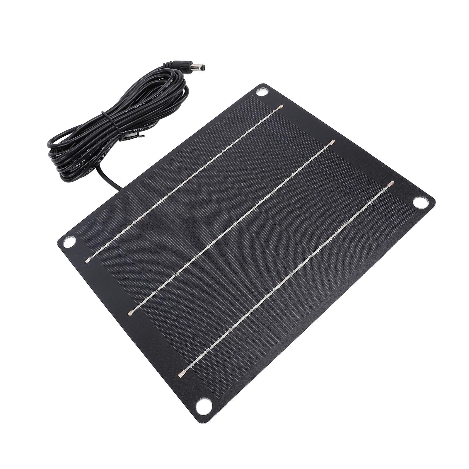 6W 6V Solar Exhaust Fan Quiet Cooling Air Circulation Versatile Solar Panel Powered Fan for Pets
6W 6V Solar Exhaust Fan Quiet Cooling Air Circulation Versatile Solar Panel Powered Fan for Pets