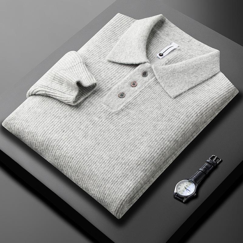 Winter 2025 Men s Slim Fit Polo Sweater - Casual Knitwear with Lapel and Long Sleeves 4XL сірий колір
Winter 2025 Men s Slim Fit Polo Sweater - Casual Knitwear with Lapel and Long Sleeves 4XL сірий колір