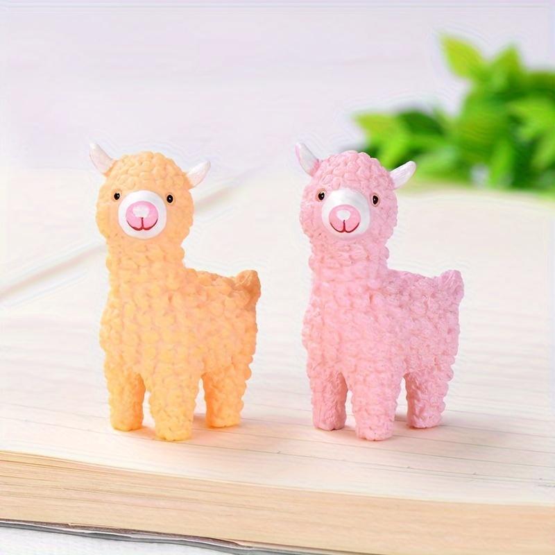 2-Piece Cartoon Alpaca Collectible Set - Plastic Alpaca Miniature Models for Moss Landscapes, Creative Gifts, Garden Decorations (as the picture,2pcs)
2-Piece Cartoon Alpaca Collectible Set - Plastic Alpaca Miniature Models for Moss Landscapes, Creative Gifts, Garden Decorations (as the picture,2pcs)