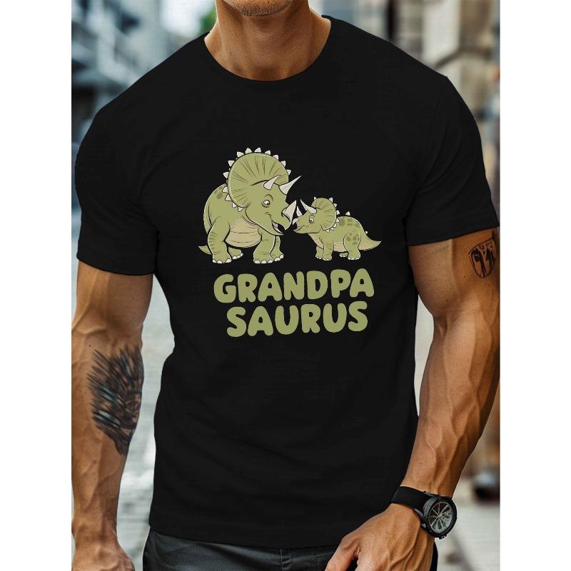 Grandpa Saurus with baby dinosaur Print, Men S Round Crew Neck Short Sleeve Tee, casual T-ShirtCasual Comfy lightweight Top for Summer 4XL чорний
Grandpa Saurus with baby dinosaur Print, Men S Round Crew Neck Short Sleeve Tee, casual T-ShirtCasual Comfy lightweight Top for Summer 4XL чорний