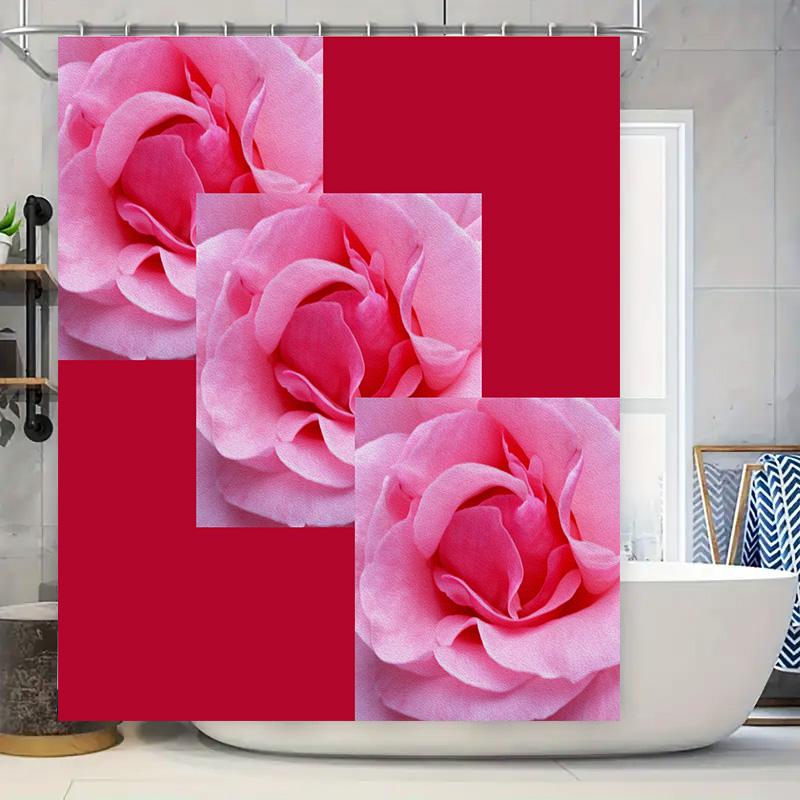 Red Rose Pattern Shower Curtain Soft Fabric Bathroom Decor For Your Home Living Room Or Hotel Spa W60H190(CM)-1 Pcs
Red Rose Pattern Shower Curtain Soft Fabric Bathroom Decor For Your Home Living Room Or Hotel Spa W60H190(CM)-1 Pcs