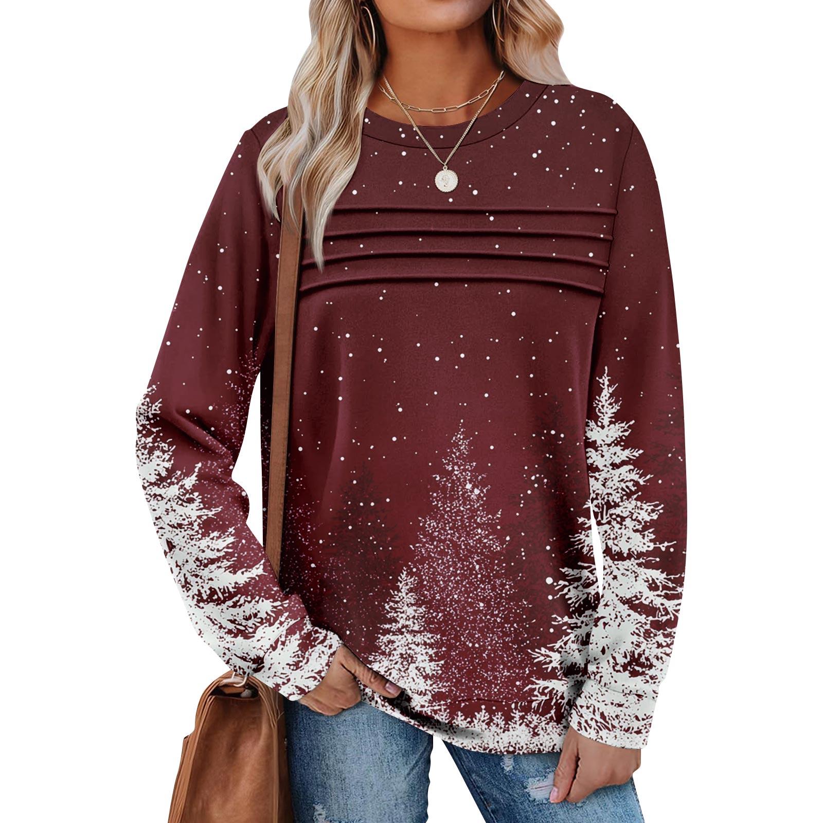 Женский повседневный свитшот с длинным рукавом и круглым вырезом, приталенный плиссированный топ XL арбуз красный
Женский повседневный свитшот с длинным рукавом и круглым вырезом, приталенный плиссированный топ XL арбуз красный