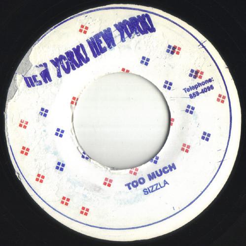 7inch Record SIZZLA Too Much NONE New York New Y 2004 Jamaica Reggae Ska Dub Used
7inch Record SIZZLA Too Much NONE New York New Y 2004 Jamaica Reggae Ska Dub Used