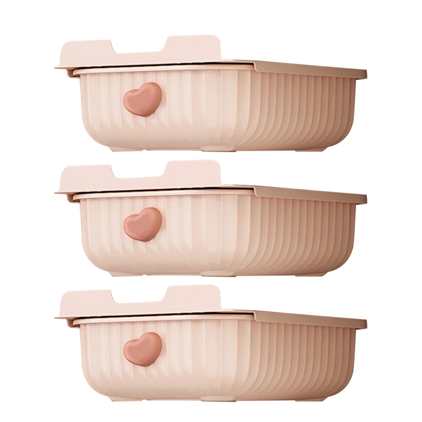 3Pcs Underwear Storage Box Plastic Dividers Adjustable Multifunctional Drawer Underwear Box for розовый
3Pcs Underwear Storage Box Plastic Dividers Adjustable Multifunctional Drawer Underwear Box for розовый