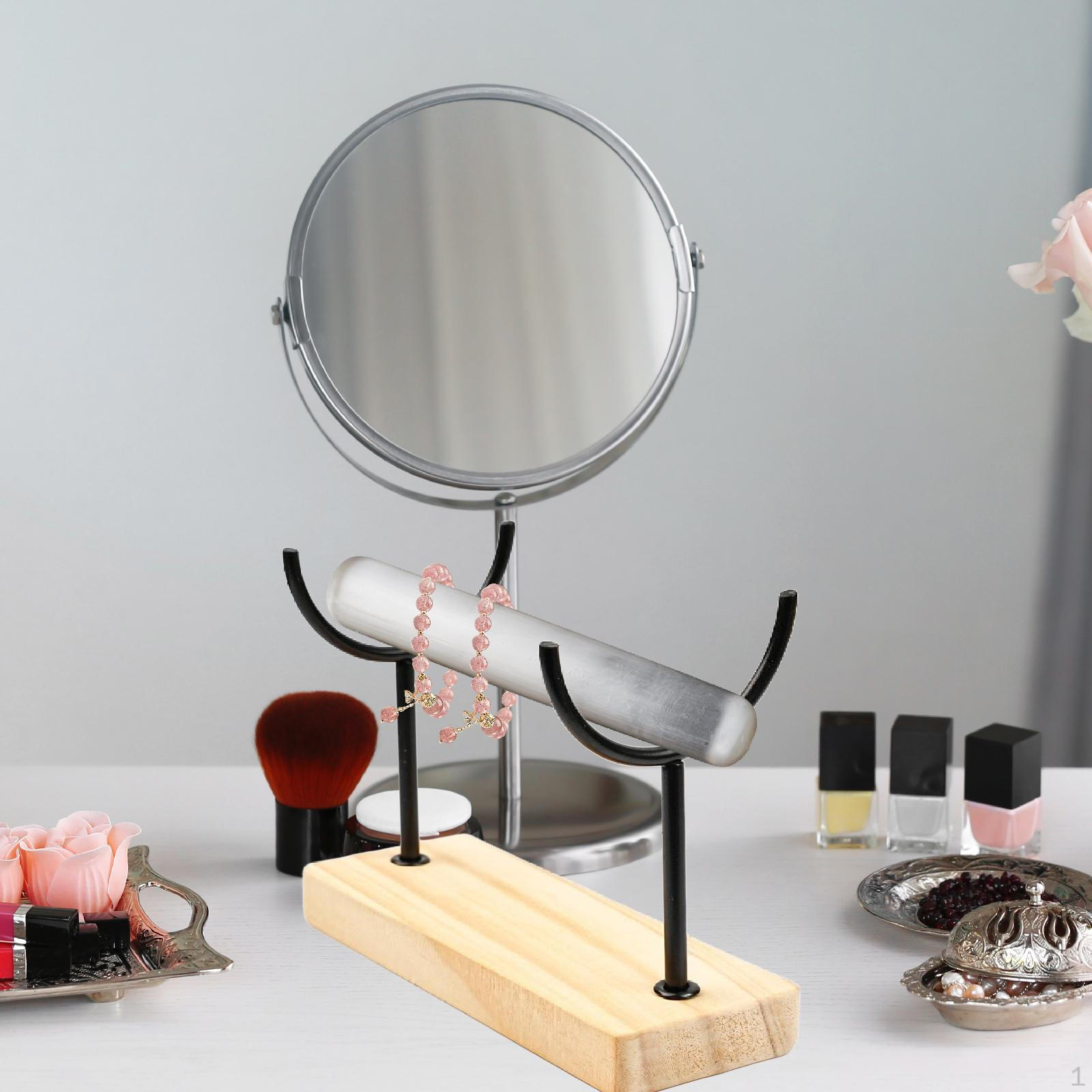 Selenite Bracelet Holder Display Stand Anklets Gift Detachable Bar with Wooden Base Organizer Black Height 10cm
Selenite Bracelet Holder Display Stand Anklets Gift Detachable Bar with Wooden Base Organizer Black Height 10cm