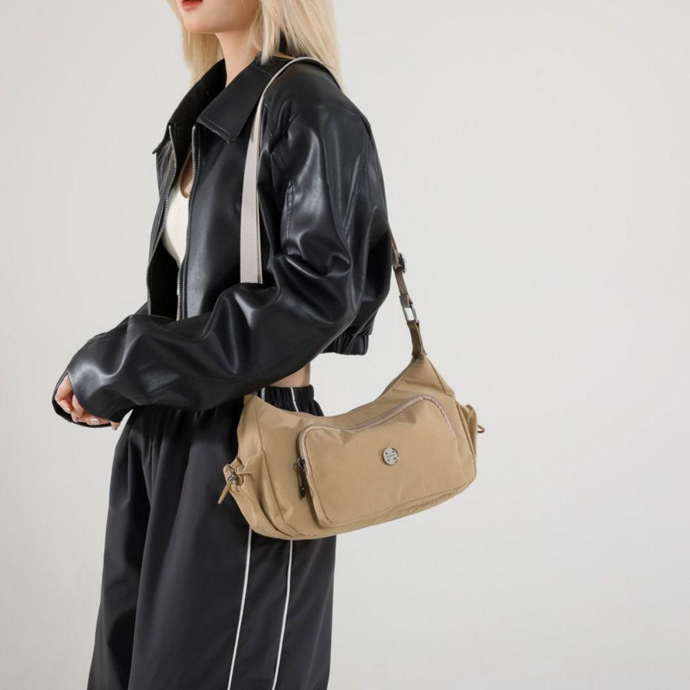 Simple Cross Body Bag Casual Commuting Sling Bag Trendy Nylon Shoulder Bag Outdoor зелений
Simple Cross Body Bag Casual Commuting Sling Bag Trendy Nylon Shoulder Bag Outdoor зелений