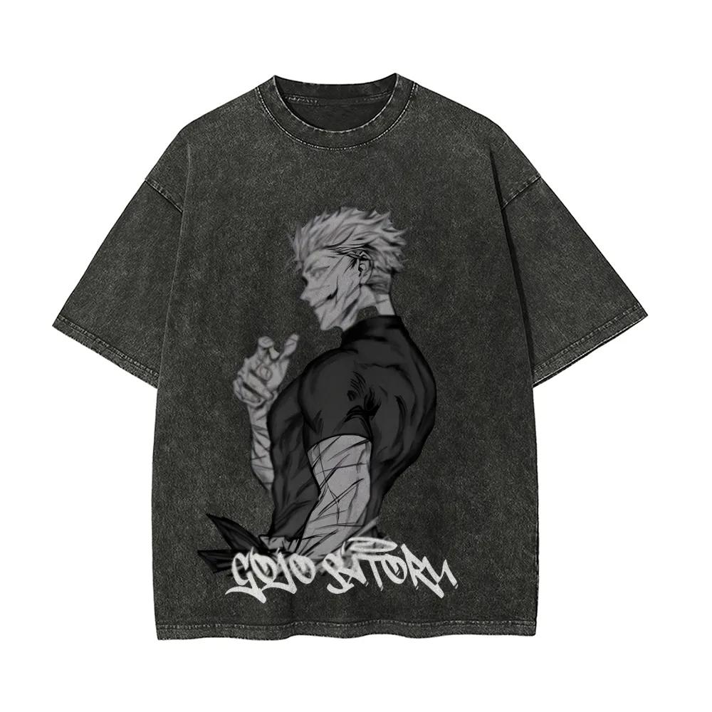 Satoru Gojo Muscle Tshirt Jujutsu Kaisen Tee Vintage Washed Oversized Retro Anime Harajuku Men Streetwear Graphic Fitness Top M
Satoru Gojo Muscle Tshirt Jujutsu Kaisen Tee Vintage Washed Oversized Retro Anime Harajuku Men Streetwear Graphic Fitness Top M