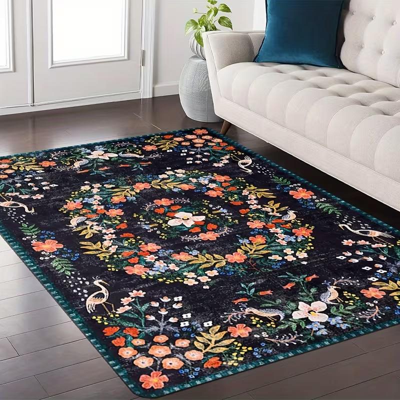 Soft and Comfortable Vintage Floral Carpet Anti Slip Carpet Gaming Rooms Bedrooms Living Rooms Outdoor Carpets Entrance Decor 40X60cm
Soft and Comfortable Vintage Floral Carpet Anti Slip Carpet Gaming Rooms Bedrooms Living Rooms Outdoor Carpets Entrance Decor 40X60cm