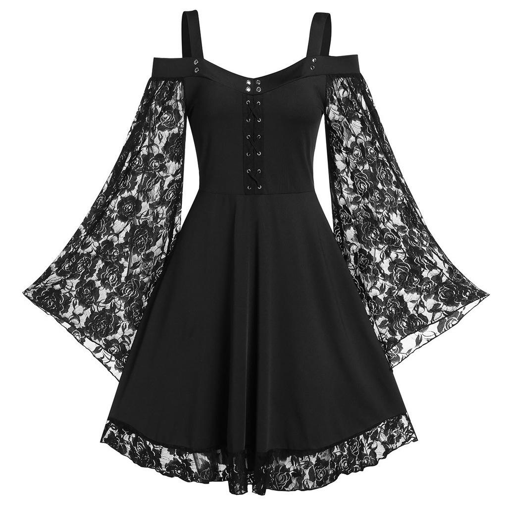 Medieval Cosplay Halloween Costumes for Women Carnival Witch Victorian Dress Women Gothic Retro Court Plus Size Victoria Dress S чорний
Medieval Cosplay Halloween Costumes for Women Carnival Witch Victorian Dress Women Gothic Retro Court Plus Size Victoria Dress S чорний