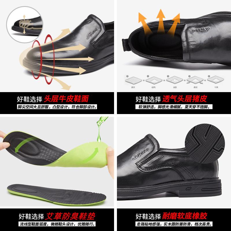 Breathable loafers men s leather shoes soft-soled non-slip British retro dress lazy casual wedding shoes 38
Breathable loafers men s leather shoes soft-soled non-slip British retro dress lazy casual wedding shoes 38